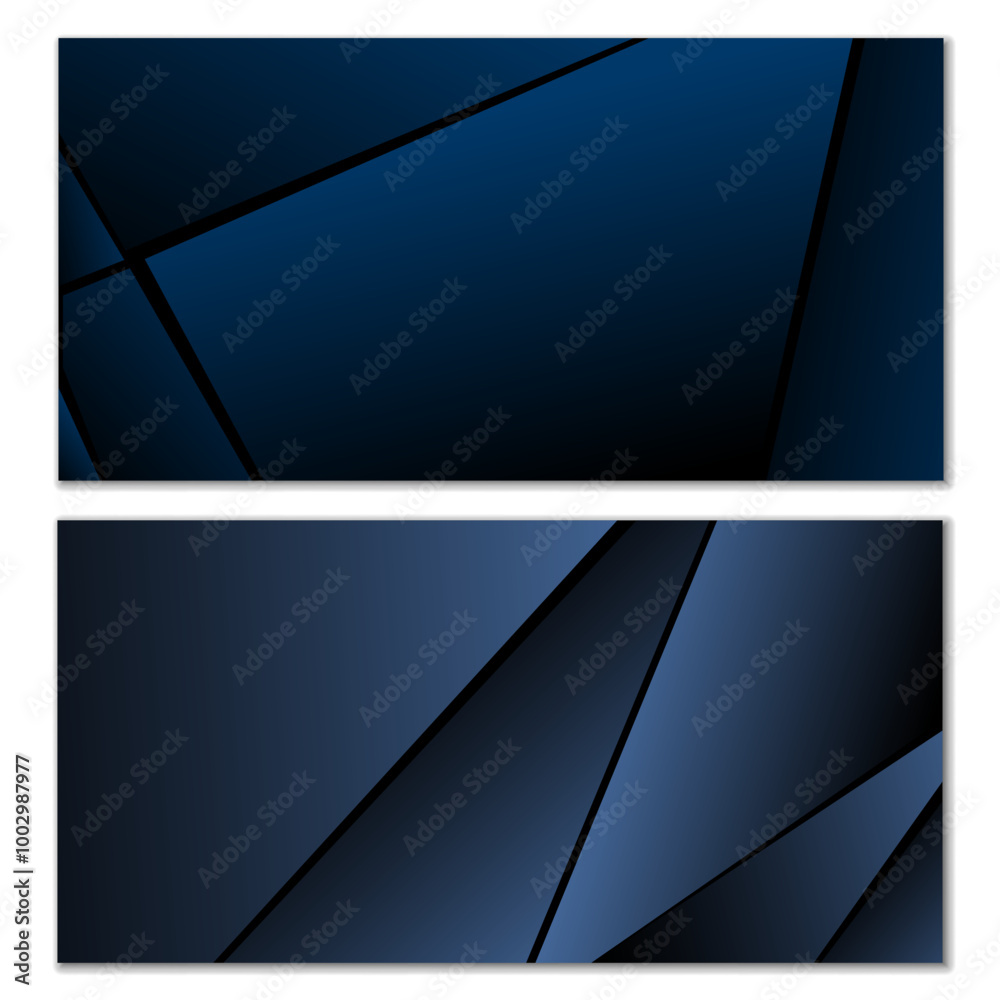Abstract polygonal pattern. Set of two dark gradient polygonal backgrounds. Background design, cover, postcard, banner, wallpaper Abstract polygonal pattern. Set of two dark gradient polygonal backgrounds. Background design, cover, postcard, banner, wallpaper