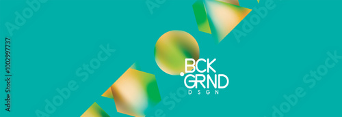Fluid color geometric shapes abstract background. Vector Illustration For Wallpaper, Banner, Background, Card, Book Illustration, landing page