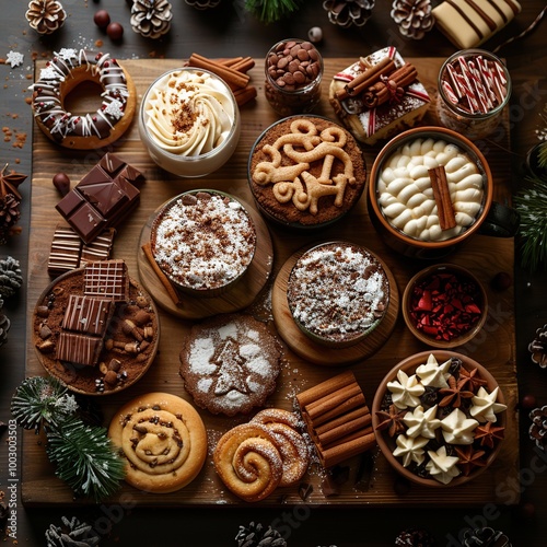 Delicious Festive Dessert Spread