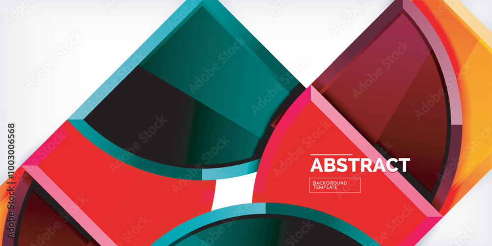 Glossy circles geometric background. Vector Illustration For Wallpaper, Banner, Background, Card, Book Illustration, landing page Glossy circles geometric background. Vector Illustration For Wallpaper, Banner, Background, Card, Book Illustration, landing page