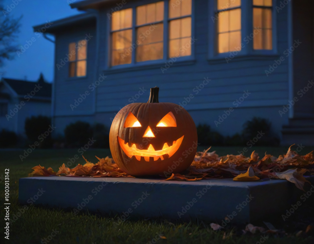 halloween pumpkin in the night halloween pumpkin in the night
