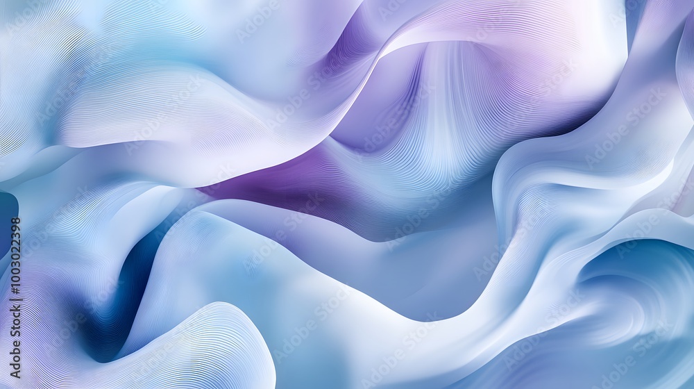 Obraz premium Abstract purple and blue shapes