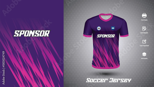 Soccer jersey design for sublimation or sports t-shirt design for cricket
