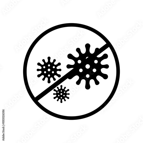 germ protection icon vector eps