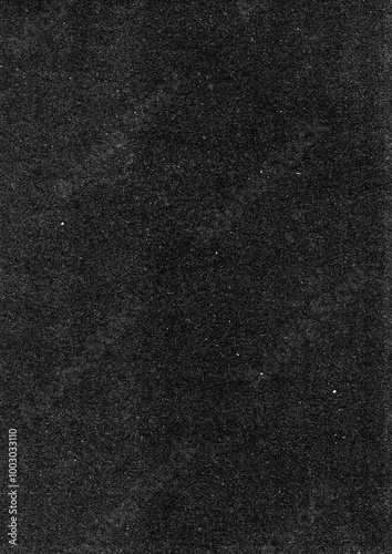 Paper Scan Texture Photocopy. Grunge Rough Black And White Distressed Film Noise Grain Overlay Texture