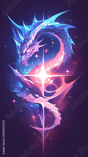 Majestic Dragon Logo - Bold and Elegant Symbol