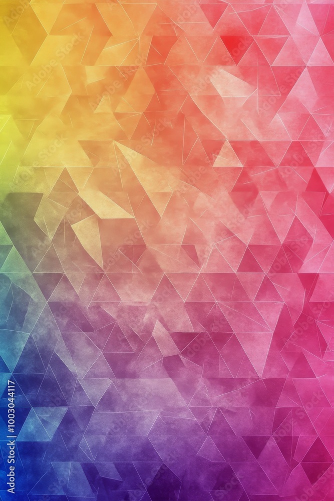 Colorful abstract geometric patterns create a vibrant visual experience in digital art