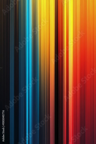 Colorful vertical stripes create an abstract artistic pattern with vibrant hu...