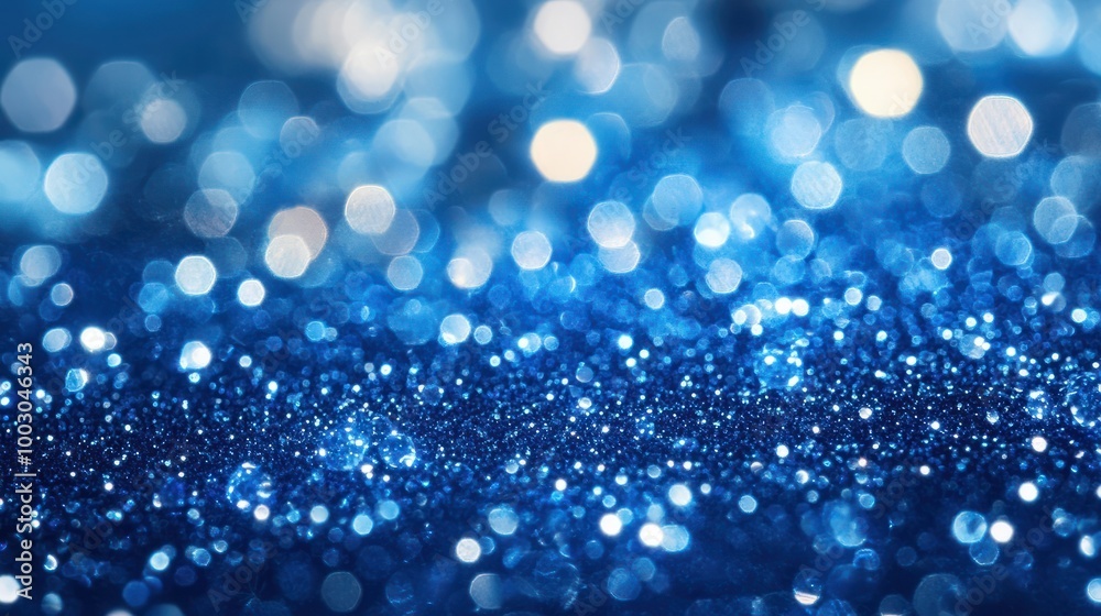 Sapphire glitter bokeh background. Unfocused shimmer royal blue sparkle. Crystal droplets wallpaper Sapphire glitter bokeh background. Unfocused shimmer royal blue sparkle. Crystal droplets wallpaper