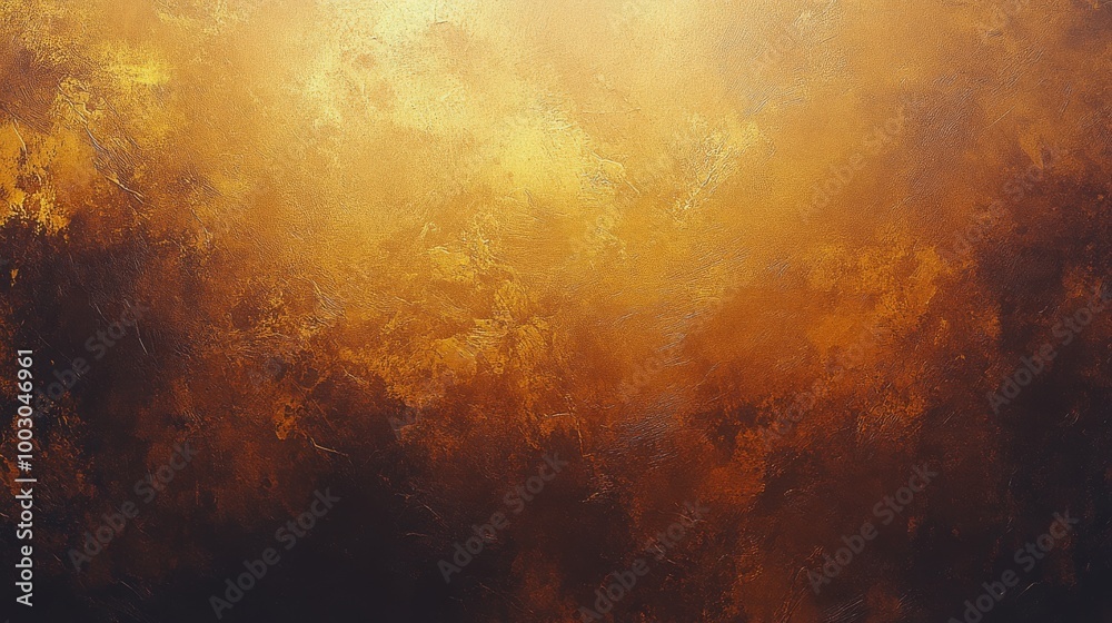 Fototapeta premium Abstract warm-toned texture resembling a sunset with soft, blended hues of orange and brown