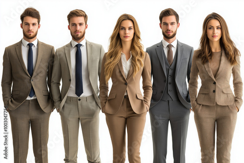business people isolated ov...