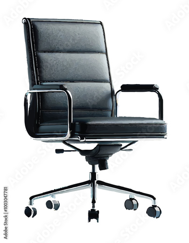 Office Chair PNG (Made with AI and then turned into PNG)