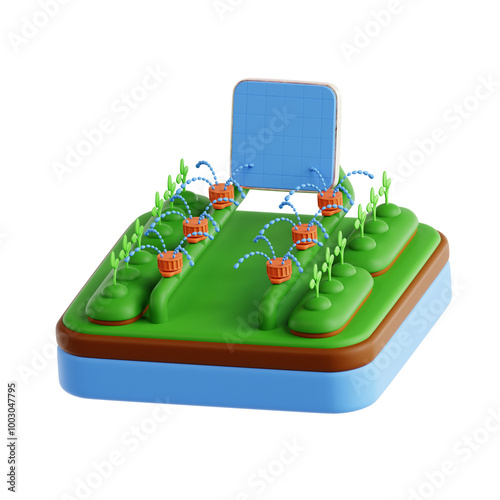 Solar-Powered Irrigation System