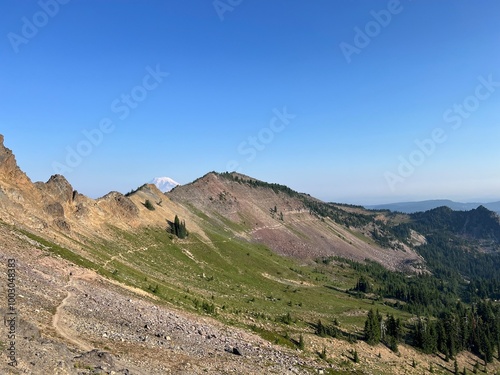 Mountain basin in Washington State