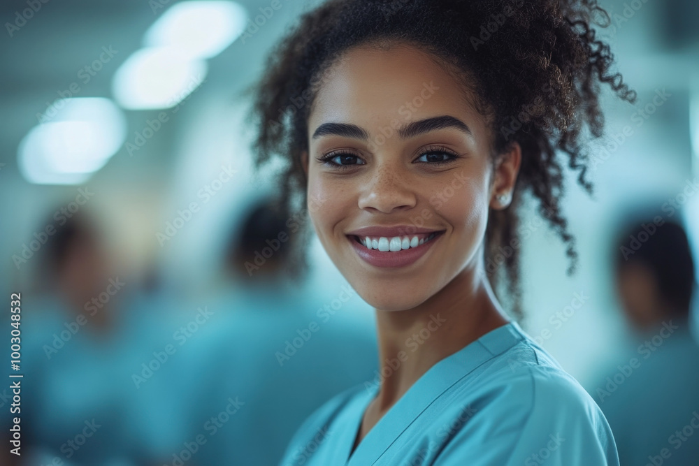 Diverse Healthcare Professionals: An image showcasing a group of healthcare workers from various backgrounds in a hospital setting, representing the diversity of the US healthcare system Diverse Healthcare Professionals: An image showcasing a group of healthcare workers from various backgrounds in a hospital setting, representing the diversity of the US healthcare system