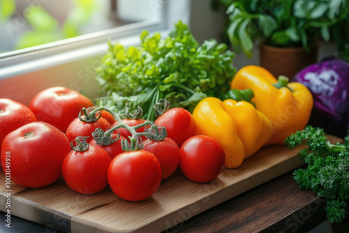 Healthy choice: vibrant fru...