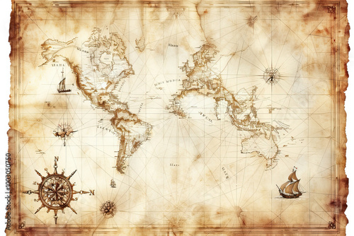 Old Map Texture