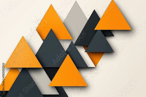 orange and grey vector back...