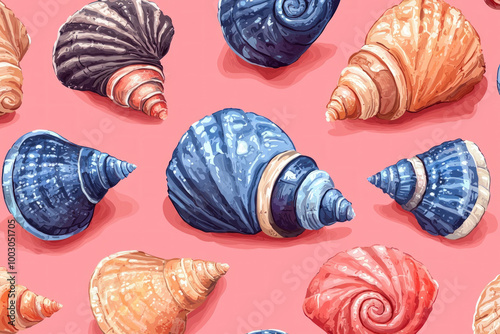 shell background vector