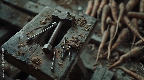 On the anvil of a weaver drill bits and parsnips