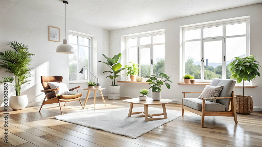 Sunlit Living Room Sanctuary Sunlit Living Room Sanctuary