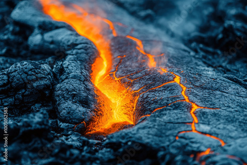 volcano background