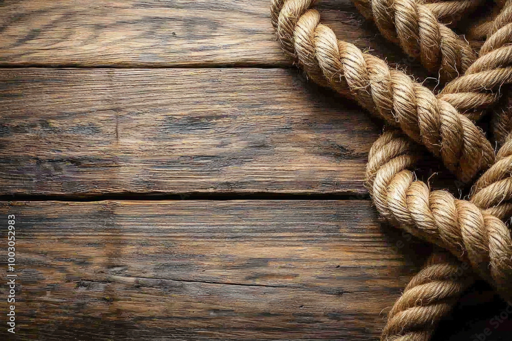 Obraz premium wood background rope