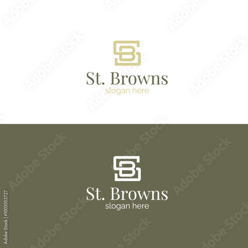 Professional sb logotype template