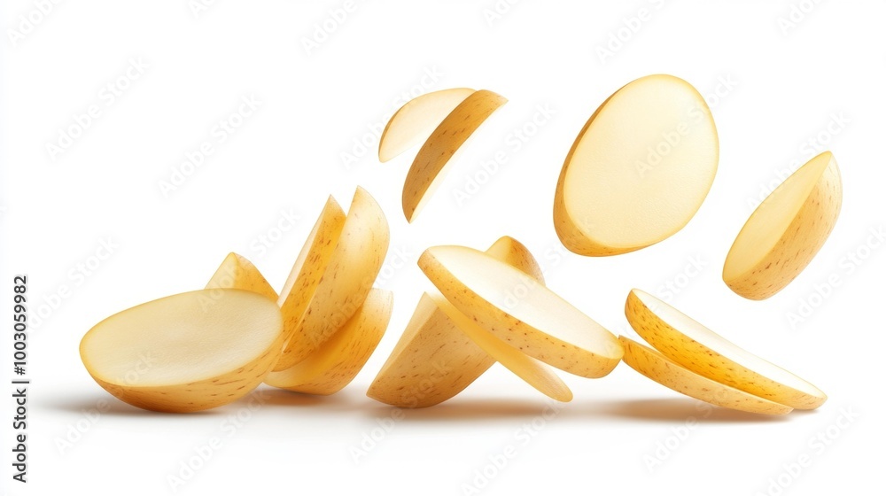 Sliced Potatoes in Motion Generative AI Sliced Potatoes in Motion Generative AI
