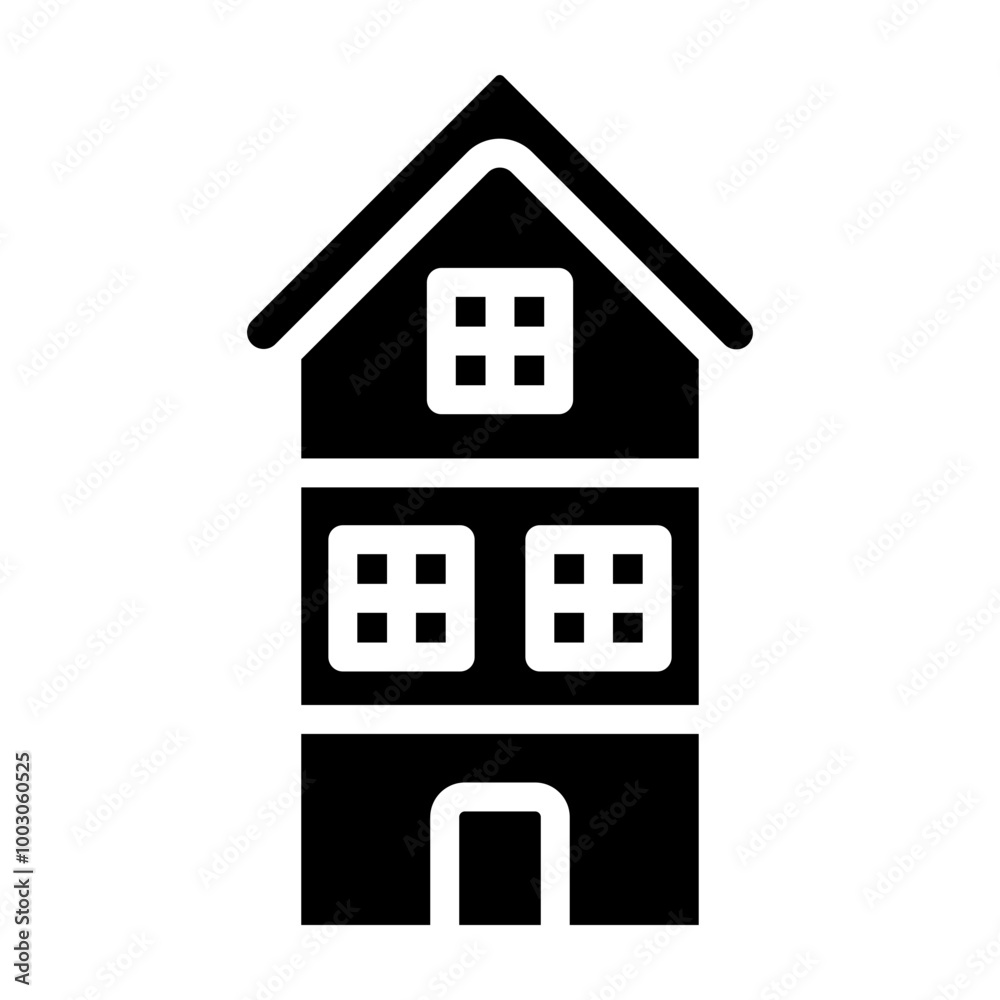 House Glyph Icon Design House Glyph Icon Design