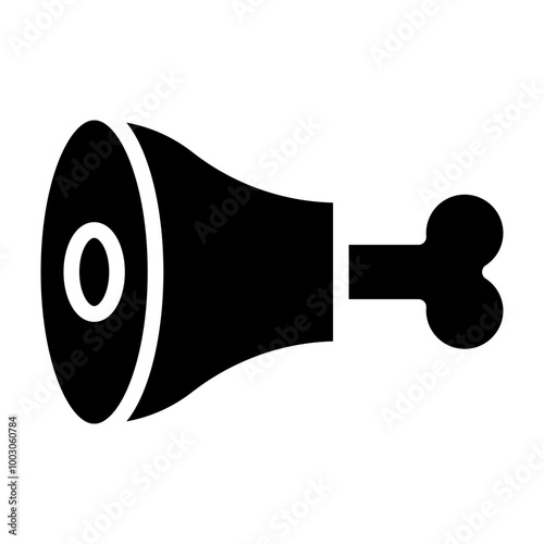 Ham Glyph Icon Design