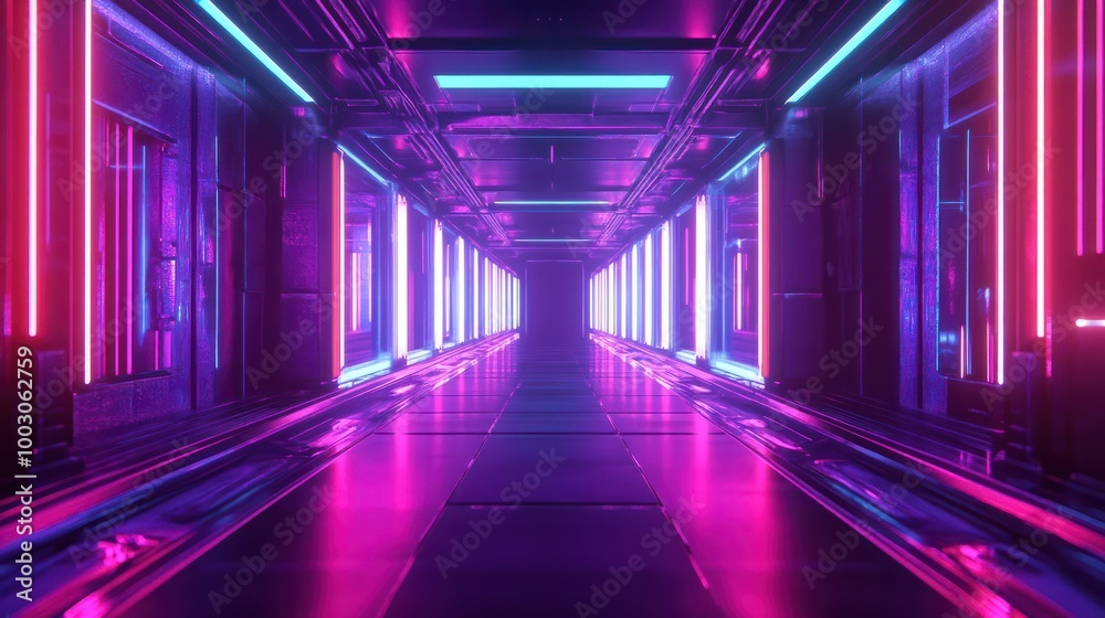 glow of a futuristic screen background. Generated-AI glow of a futuristic screen background. Generated-AI