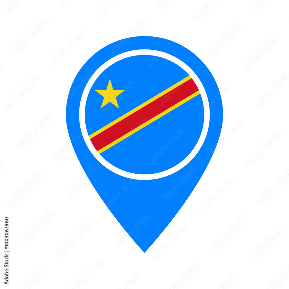 Democratic Republic of the Congo flag location icon Democratic Republic of the Congo flag location icon
