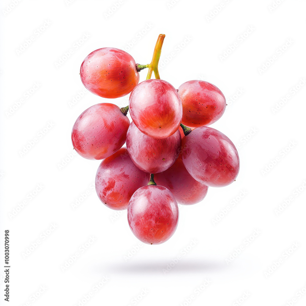 Fresh bunch of red grapes, showcasing vibrant colors and healthy textures, perfect for culinary or health-related projects. Fresh bunch of red grapes, showcasing vibrant colors and healthy textures, perfect for culinary or health-related projects.