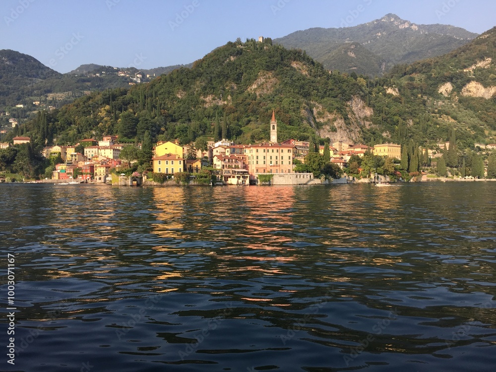 Fototapeta premium Lake Como 2 View from the water