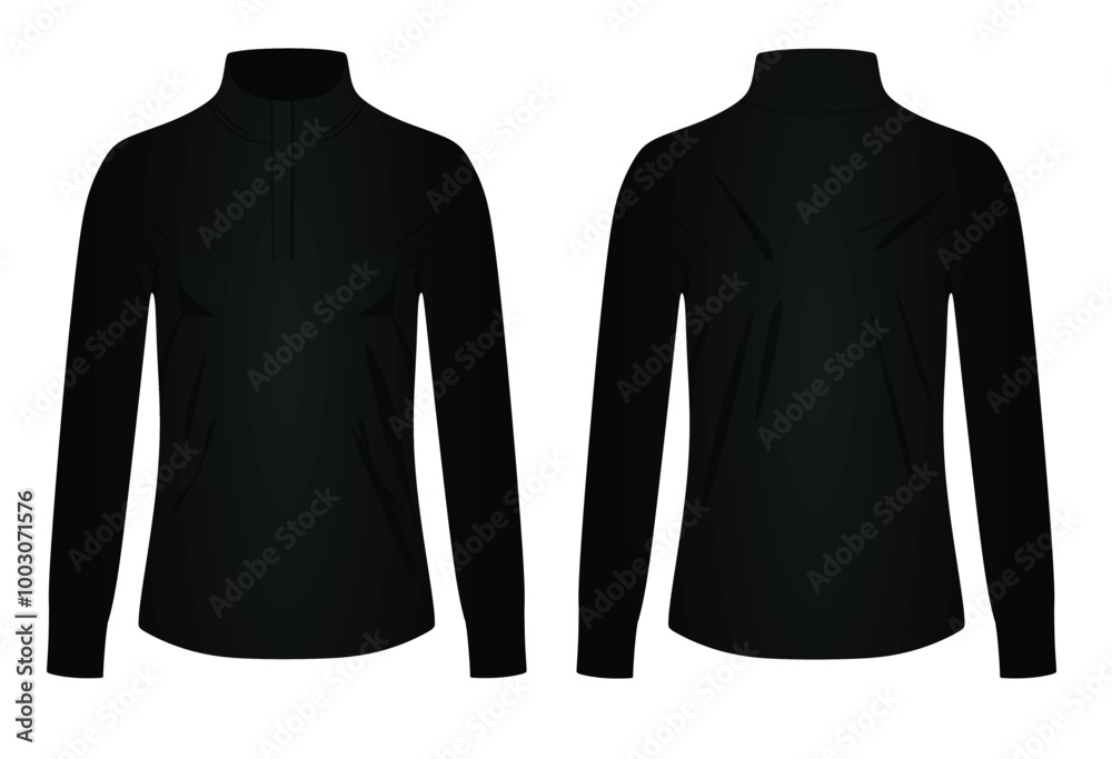 Black woman long neck t shirt. vector Black woman long neck t shirt. vector
