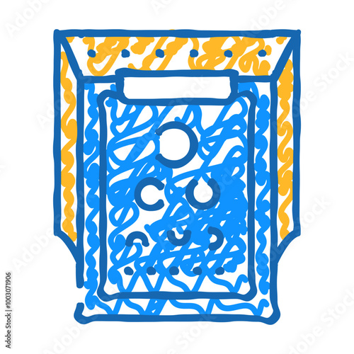 snellen table ophthalmology doodle icon sketch vector. snellen table ophthalmology sign. isolated symbol illustration