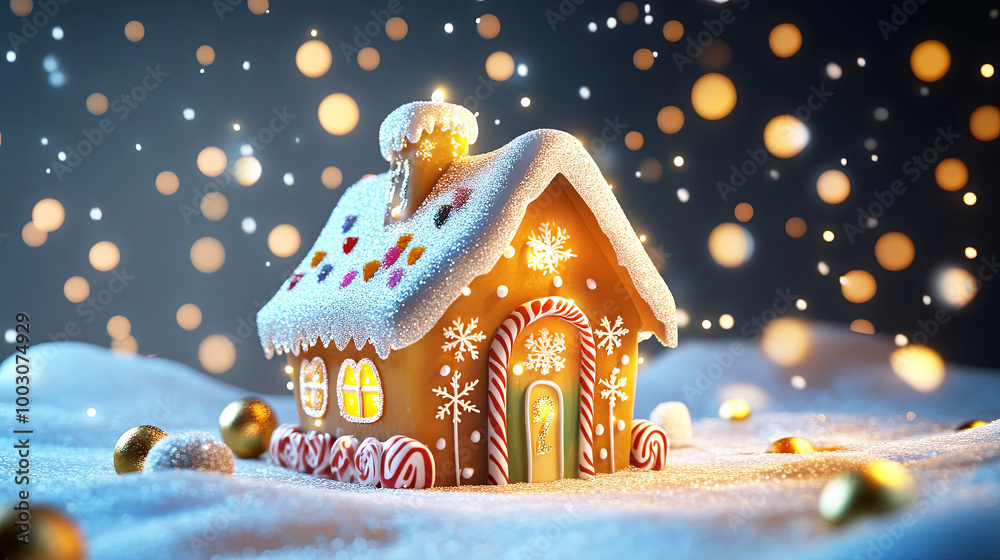 Embrace the magic of the holidays with this charming gingerbread house Embrace the magic of the holidays with this charming gingerbread house