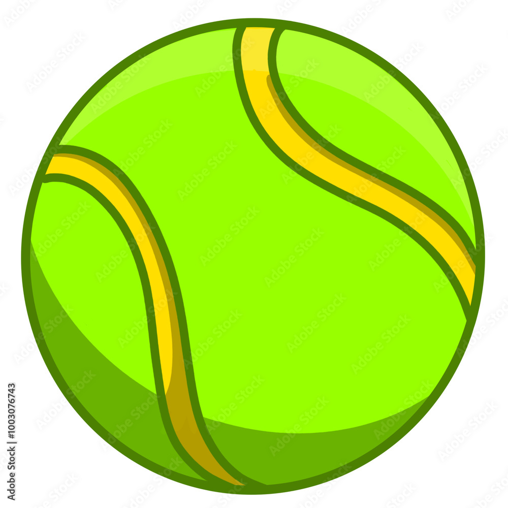 cartoon tenis ball isolated illustration cartoon tenis ball isolated illustration