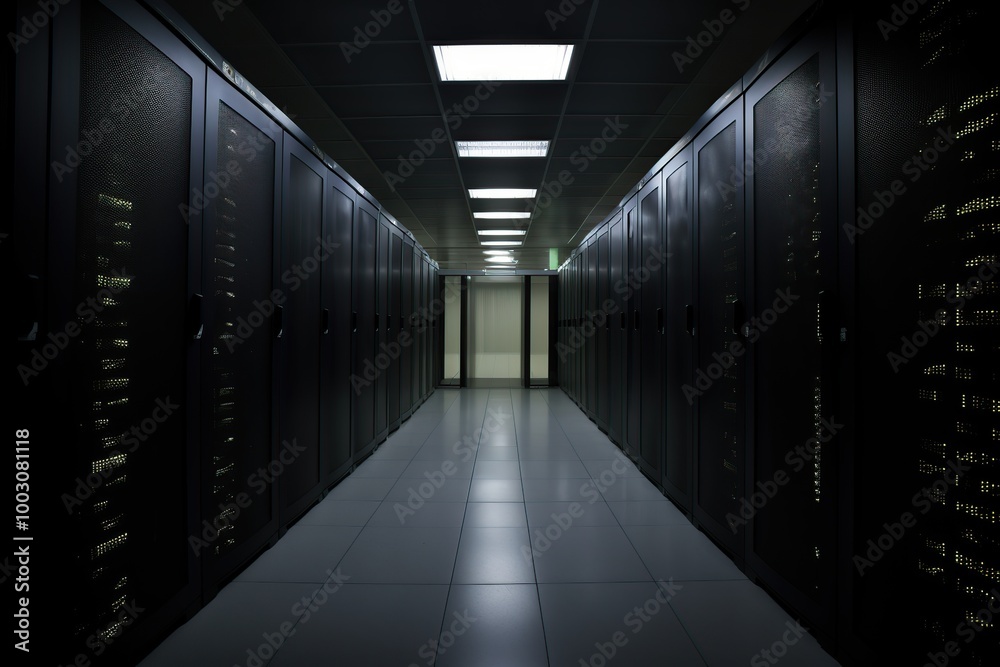 empty modern server room empty modern server room