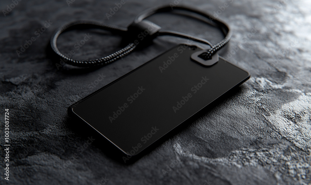 A close-up of a blank black name tag attached to a lanyard, placed on a dark textured surface, representing identification and professionalism.
A close-up of a blank black name tag attached to a lanyard, placed on a dark textured surface, representing identification and professionalism.