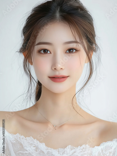 A pretty Asian beauty model photo