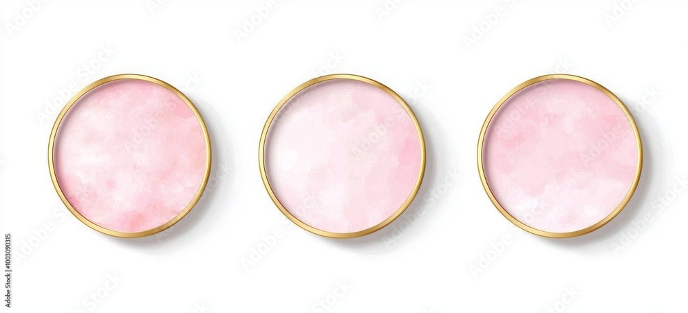 Set of watercolor abstract illustration elements: pink textures, borders, gold geometric wreath, for weddings, greetings, wallpapers, fashion, posters, backgrounds, eucalyptus, olive, leaves, roses. Set of watercolor abstract illustration elements: pink textures, borders, gold geometric wreath, for weddings, greetings, wallpapers, fashion, posters, backgrounds, eucalyptus, olive, leaves, roses.