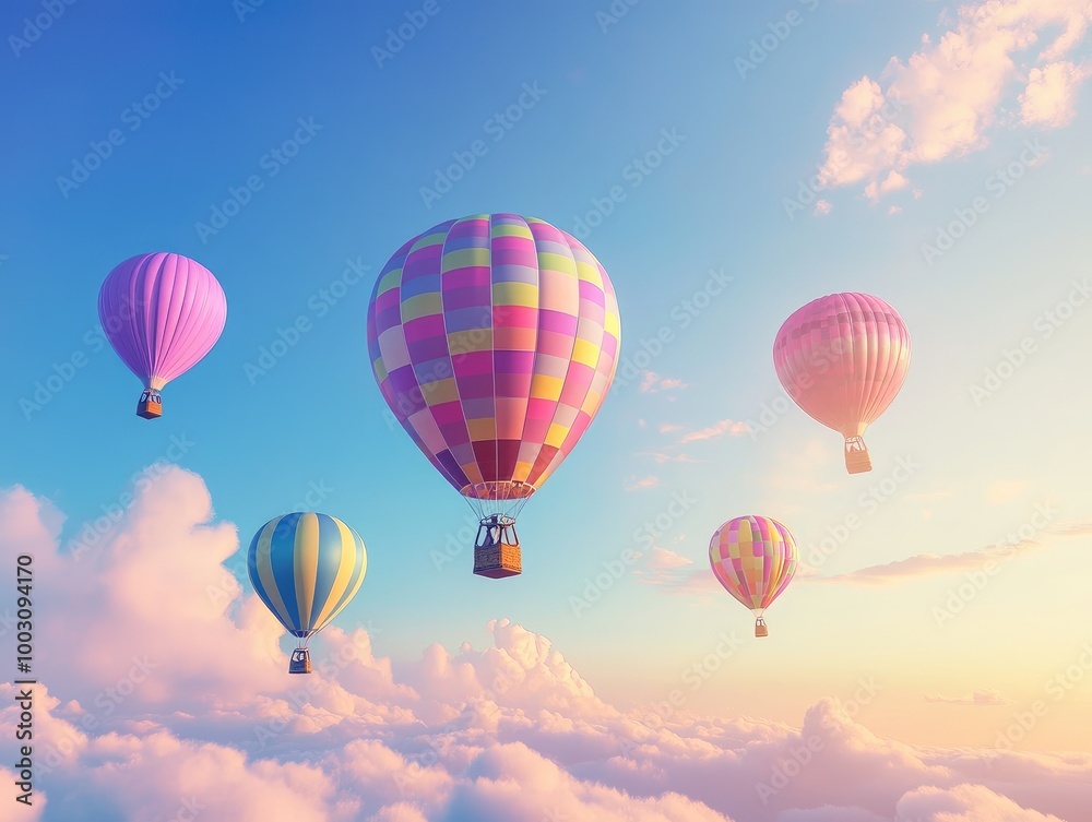 Obraz premium hot air balloon