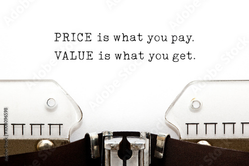 Price is What You Pay Value is What You Get Quote