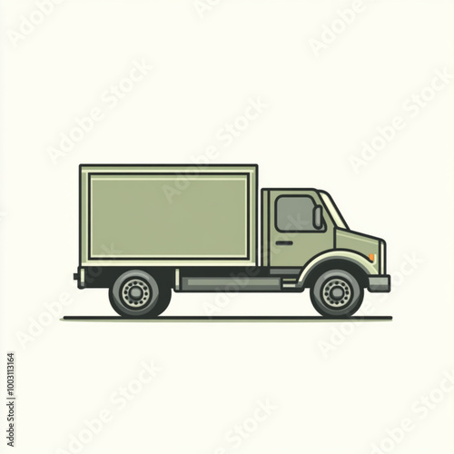 truck on the road
