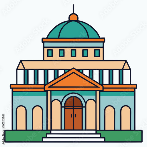 illustration of a building