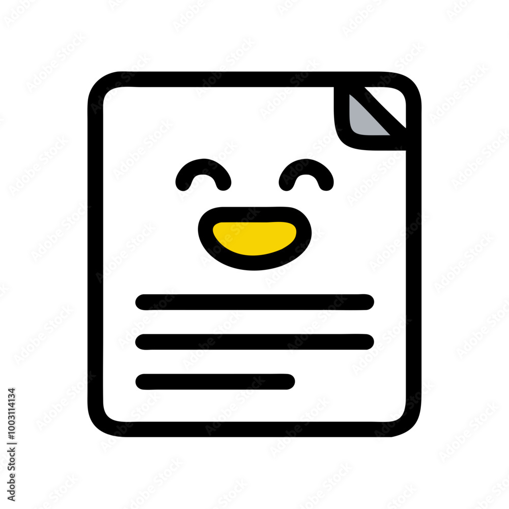 Smiling Document Expressive Vector for Communication and Digital Design Smiling Document Expressive Vector for Communication and Digital Design