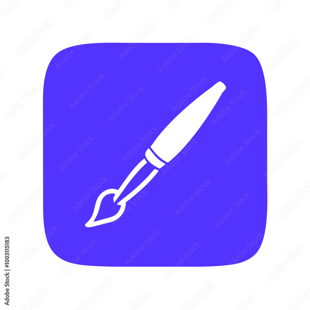 Vector Paintbrush Tool Graphic Design Element Vector Paintbrush Tool Graphic Design Element