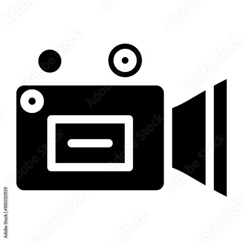 Video Camera vector icon style